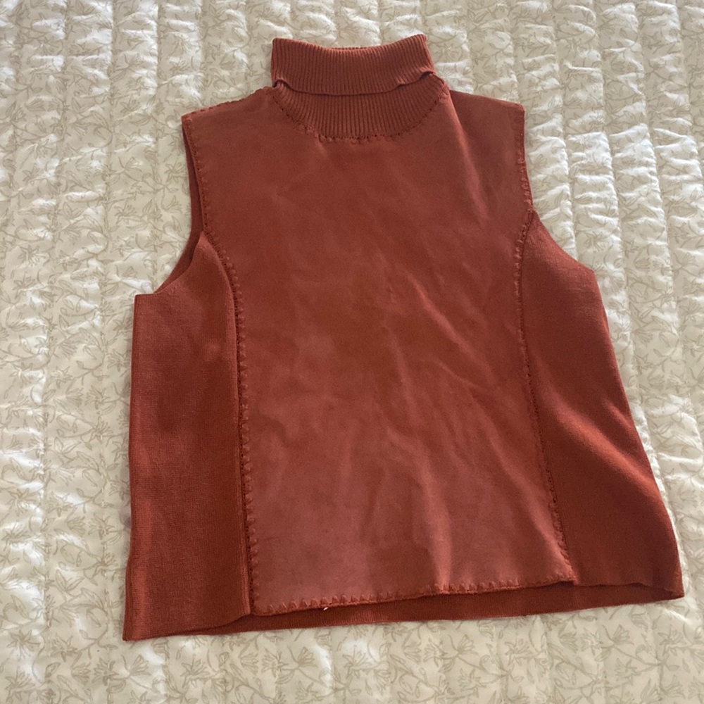 Nygard Collection Turtleneck Tank Top